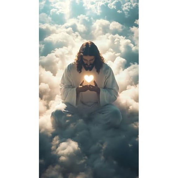 wooden puzzle Figure in Clouds with Glowing Object Intelligent Game Fit togather a magic Art for home Decoration or Prensent 300 pieces