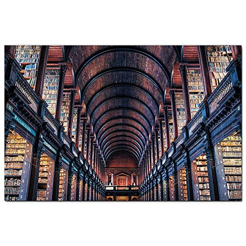 wooden puzzle Gothic Archway Interior Intelligent Game Fit togather a magic Art for home Decoration or Prensent 500 pieces