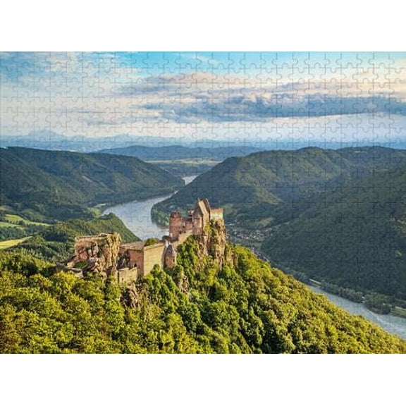 wooden puzzle Great Wall of China Intelligent Game Fit togather a magic Art for home Decoration or Prensent 500 pieces