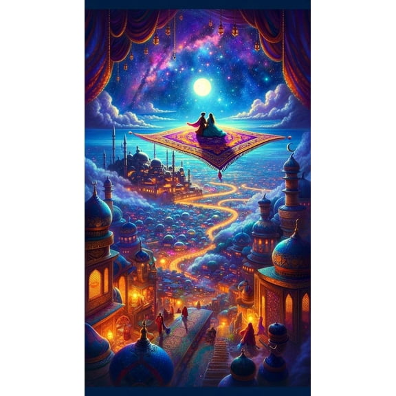 wooden puzzle Magical Nighttime Landscape Intelligent Game Fit togather a magic Art for home Decoration or Prensent 300 pieces
