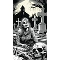 thumbnail image 1 of wooden puzzle Monochrome Ghostly Cemetery Scene Intelligent Game Fit togather a magic Art for home Decoration or Prensent 300 pieces, 1 of 5