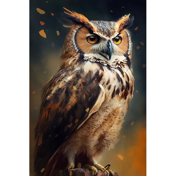 wooden puzzle Owl in a Natural Wooded Setting Intelligent Game Fit togather a magic Art for home Decoration or Prensent 1000 pieces