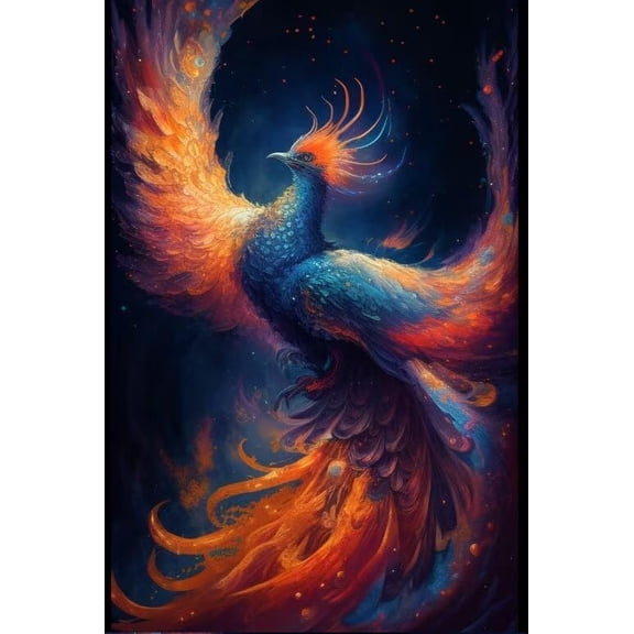 wooden puzzle Phoenix in Flight with Flames Intelligent Game Fit togather a magic Art for home Decoration or Prensent 1000 pieces