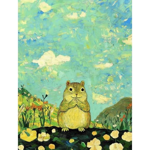 wooden puzzle Squirrel in a Green Landscape Intelligent Game Fit togather a magic Art for home Decoration or Prensent 1000 pieces