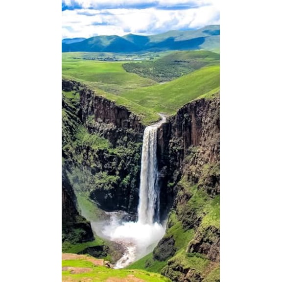 wooden puzzle Waterfall in a Lush Green Valley Intelligent Game Fit togather a magic Art for home Decoration or Prensent 300 pieces