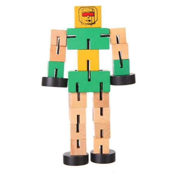 wooden robot toys