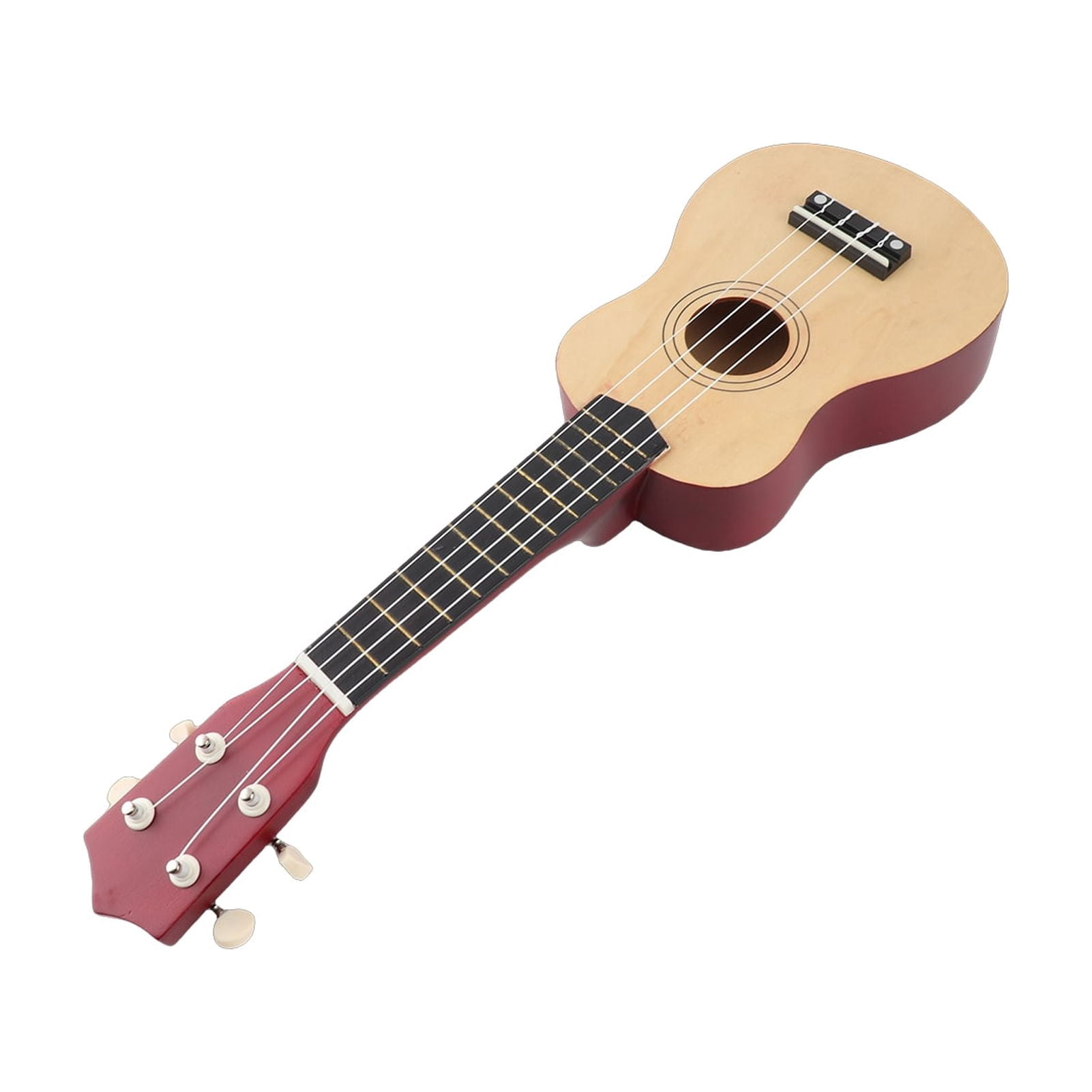 wooden uke Ukulele 21 Inch Colored Acoustic Soprano Ukulele Ukelele Uke Kit Basswood with Carry Bag Uke Strap Strings Picks Tuner