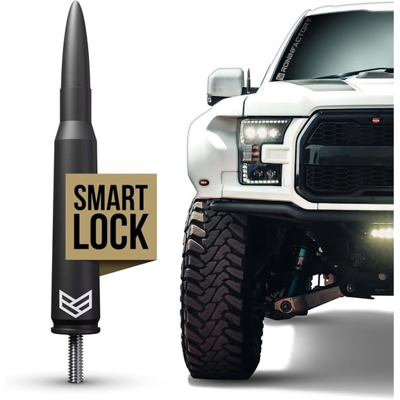 wooow shop Antenna for F150 F250 F350 Raptor Bronco Accessories Truck F-150 Accessories & RAM 1500 Anti Theft Short Replacement Antenna (SmartLock)