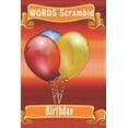 thumbnail image 1 of word scramble Birthday : Word scramble game is one of the fun word search games for kids to play at your next cool kids party (Paperback), 1 of 1