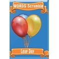 thumbnail image 1 of word scramble Leap Day: Word scramble game is one of the fun word search games for kids to play at your next cool kids p, (Paperback), 1 of 1