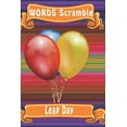 thumbnail image 1 of word scramble Leap Day: Word scramble game is one of the fun word search games for kids to play at your next cool kids p, (Paperback), 1 of 1