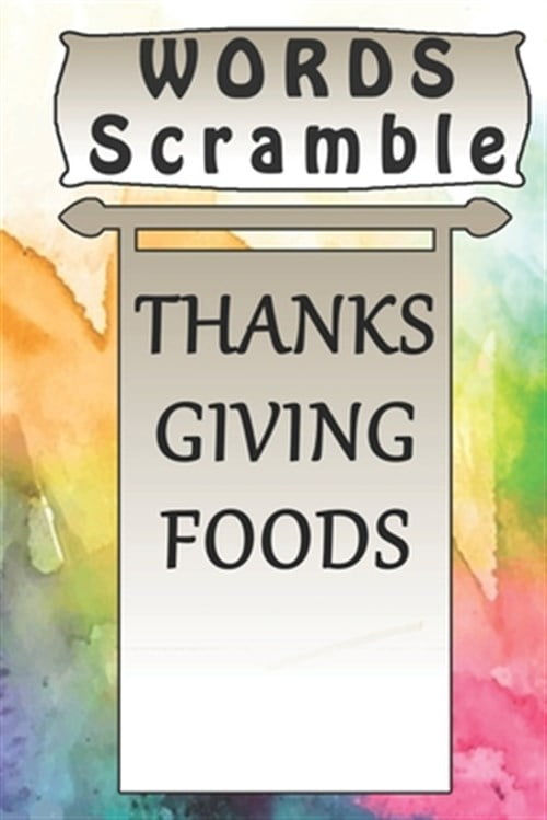 Pre-Owned word scramble THANKSGIVING FOODS games brain: Word scramble ...