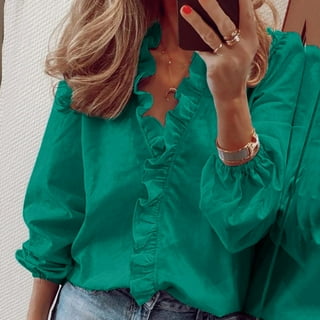 Lace Ruffle Tops