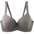 thumbnail image 1 of Bwndum Everyday Full Coverage Bra for Women - 38D (85D) Dark Gray, Wireless Bra for Large Bust, 1 of 4