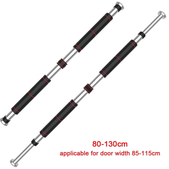 workout bar STEEL ADJUSTABLE HORIZONTAL BARS FITNESS WORKOUT PULL UP TRAINING BAR, SUITABLE FOR HOME GYM AND DOORWAY USE