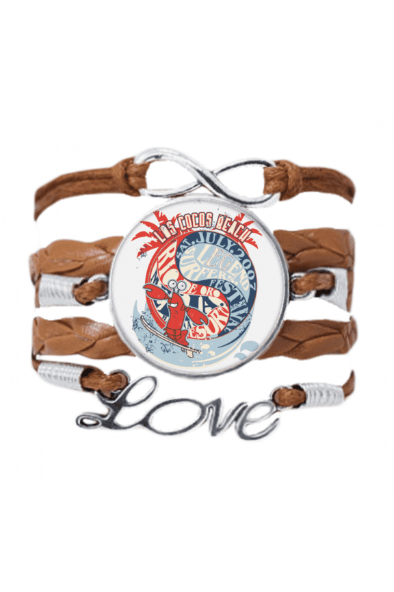 world beach lobster marine organism bracelet love chain ornament wristband