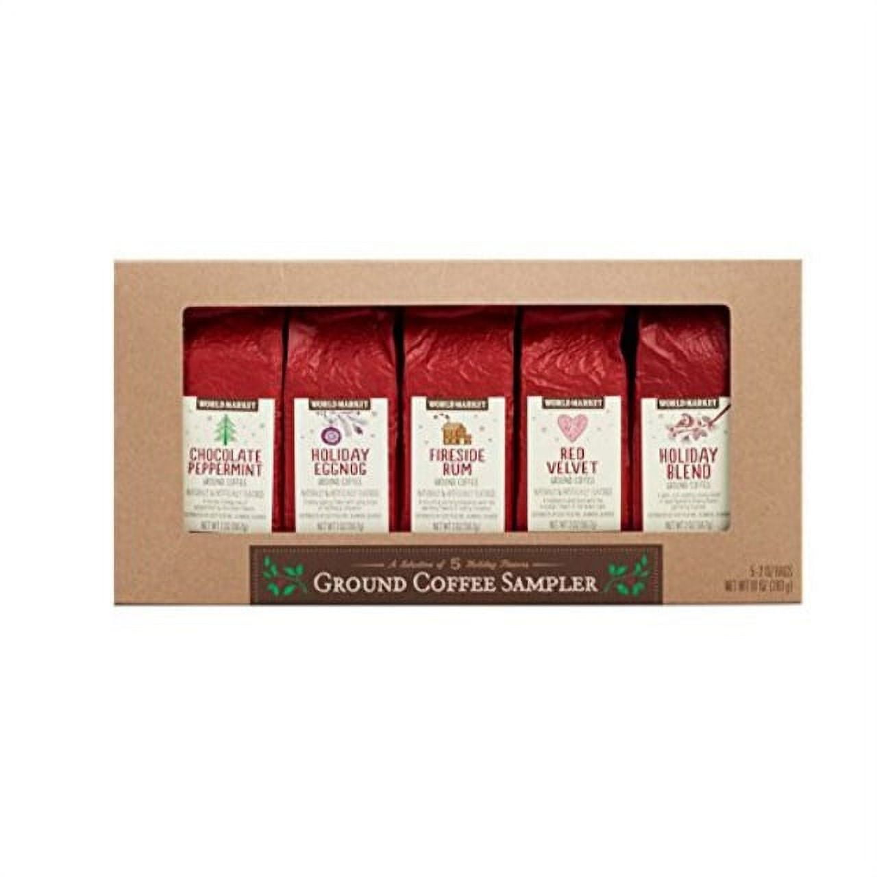 world market holiday limited edition ground coffee (5 holiday sampler