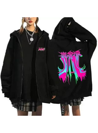 Stray Kids MANIAC CROPPED HOODIE ブラック M Stray Kids Maniac WORLD TOUR Crop Top Hoodie for Girls