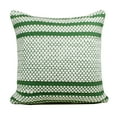 thumbnail image 1 of woven paths Going Green Striped Handwoven Throw Pillow, 1 of 9