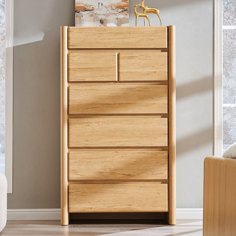 minimalist tall dresser Amelia Five Drawer Dresser