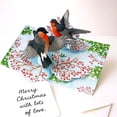 thumbnail image 1 of Love Birds 3D Pop Up Greeting Card, Handmade Pop Up Greeting Cards For Valentine's Day, Love, Christmas, Holidays, Congratulations, Noel, Xmas | 5" x 7" Includes Envelope and Note, 1 of 9