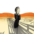 thumbnail image 1 of The Scream by Edvard Munch 3D Pop Up Greeting Card For Everyday, Birthday, Thank You, Thinking of You, Mother's Day, Valentine, All Occasion, 5" x 7" Includes Envelope and Note, 1 of 9