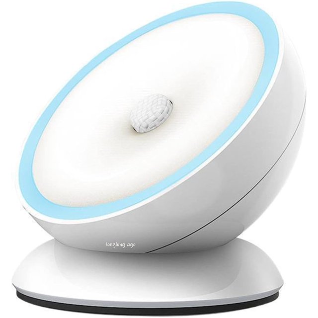 wphhome Night Light Motion Sensor with Rotating Base LED Sleep Night