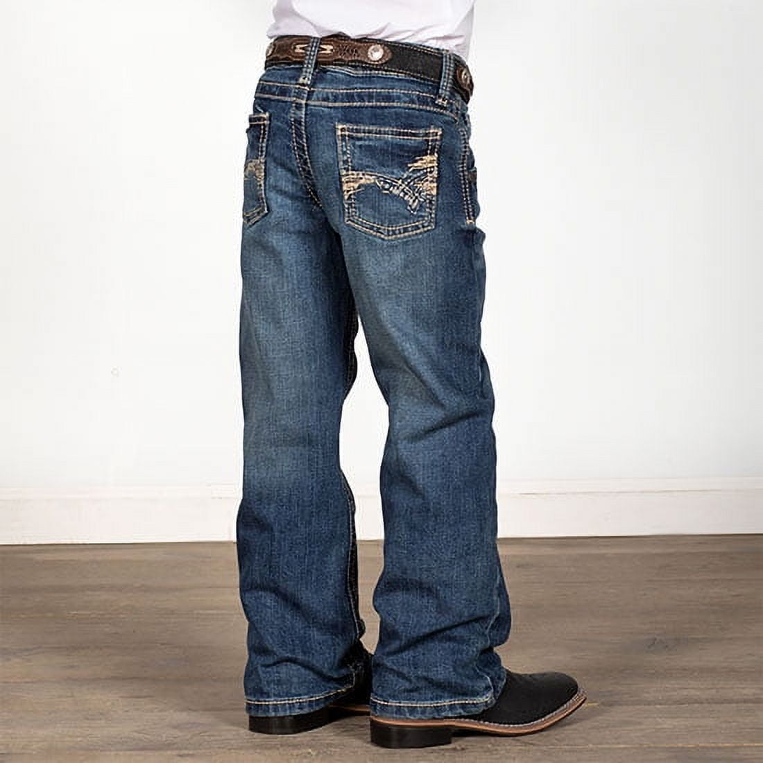 wrangler boys' 20x 42 vintage jeans boot cut 42jwxmd - Main Image