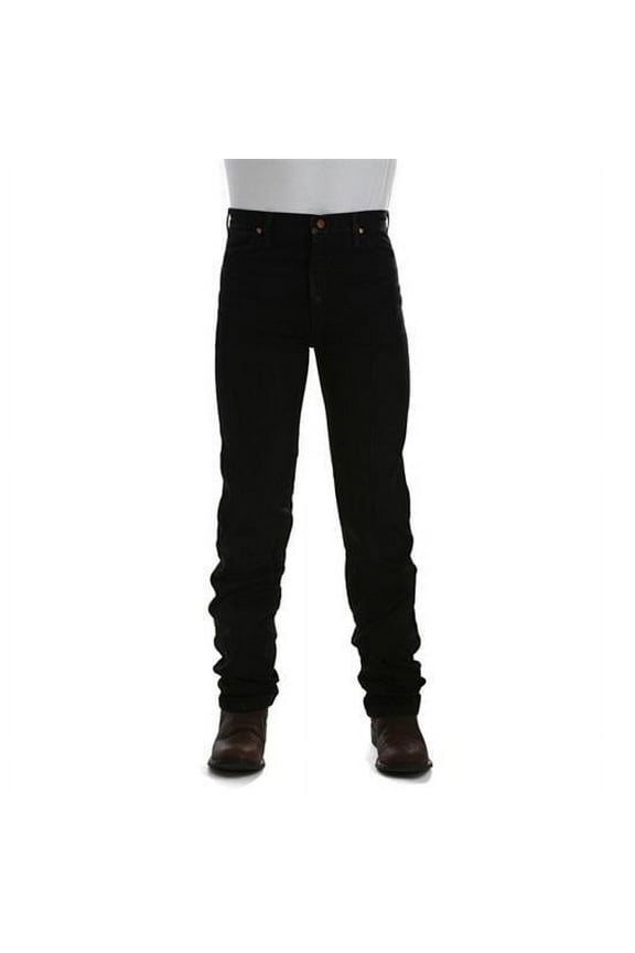 men's big and tall cowboy cut slim fit jean, shadow black, 33w x 38l