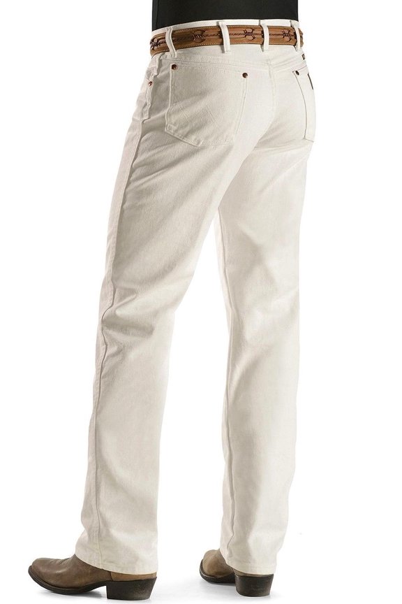 men's cowboy cut original fit jean, white, 30x30