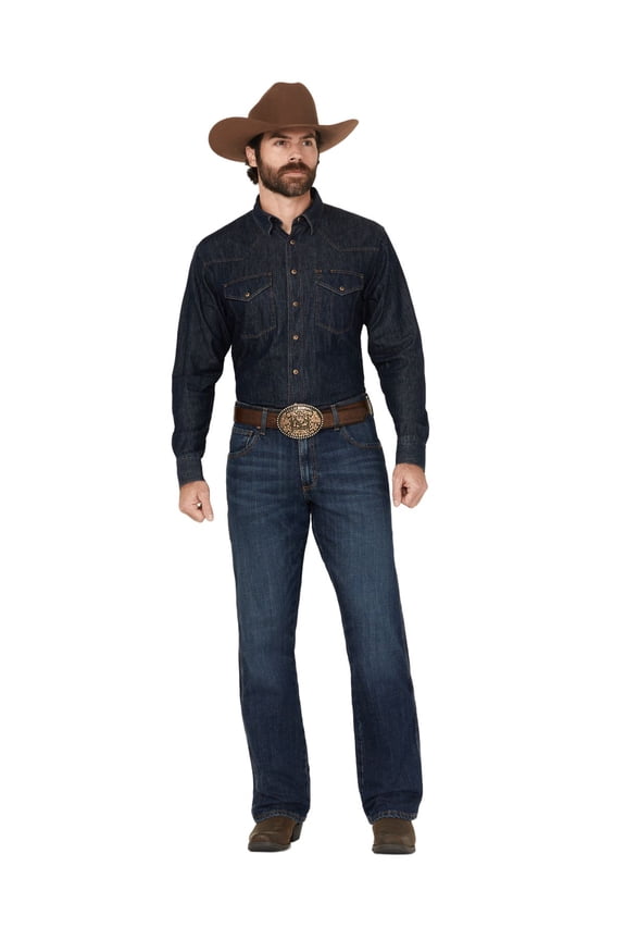 men's retro relaxed fit boot cut jean, jackson hole, 29w x 32l