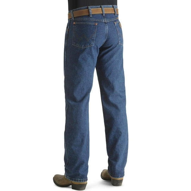 wrangler men's tall cowboy cut original fit jean, stonewashed, 46x34