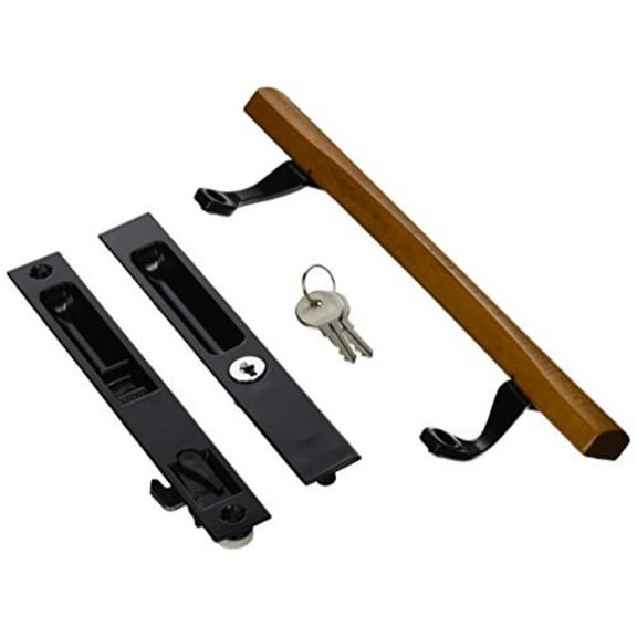 wright products vk1132bl keyed flush mount w/wd handle, black 6-5/8" c2c