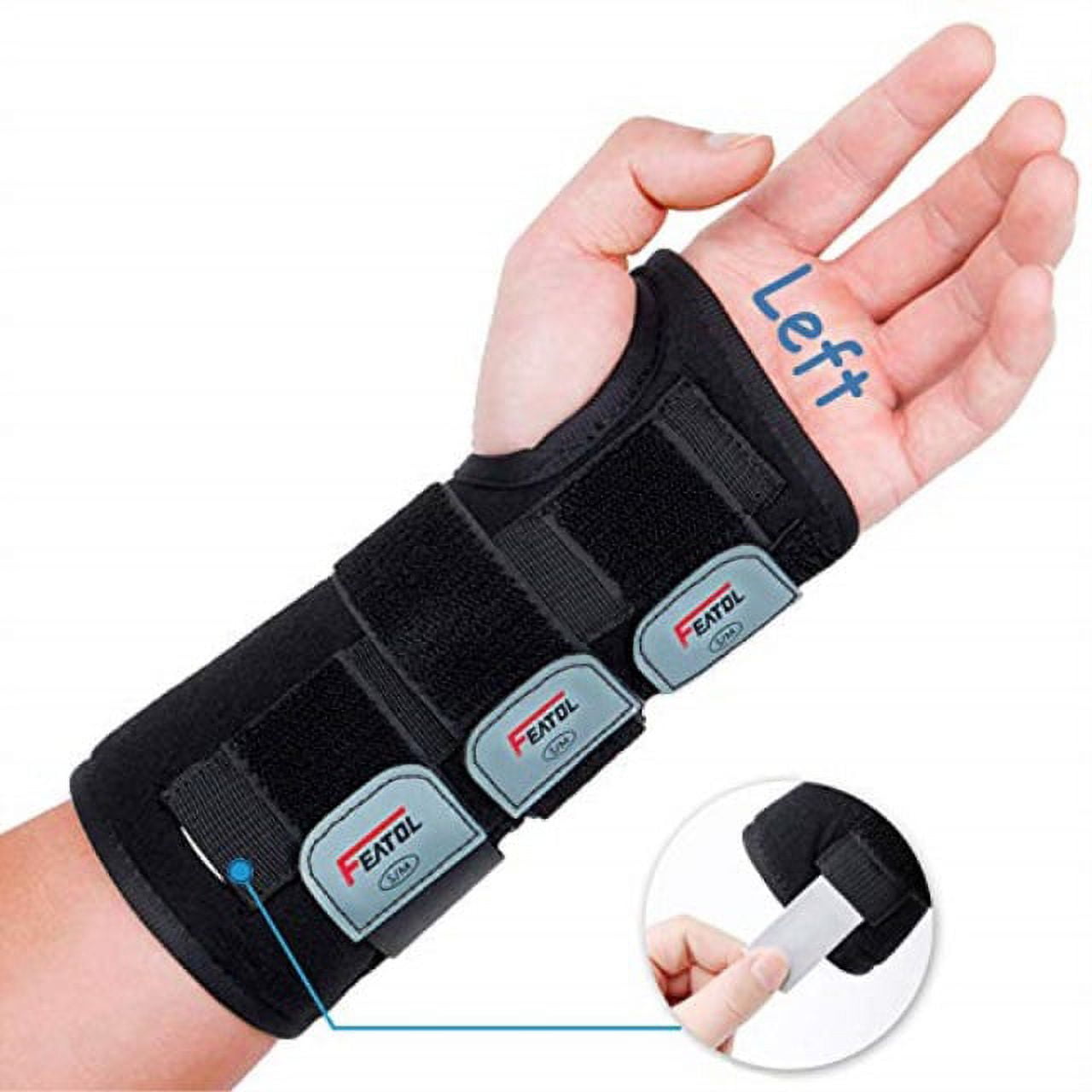 wrist brace for carpal tunnel, adjustable wrist support brace with