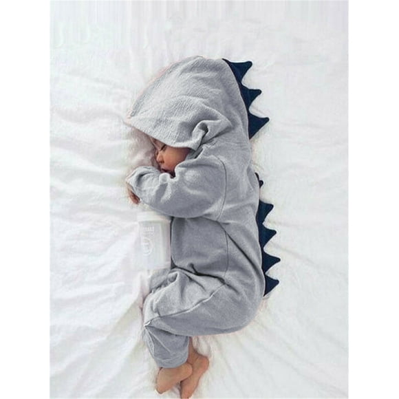 wsevypo Boy's or Girl's Dinosaur Newborn Infant Zipper Romper Bodysuit