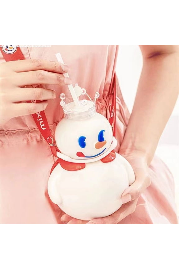 ton cup multifunctional cute snow king ton cup straw cup cup cup