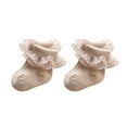 thumbnail image 1 of wsevypo Sweet and Non-Slip Baby Socks for Girls - Featuring Lace Ruffles, 1 of 6