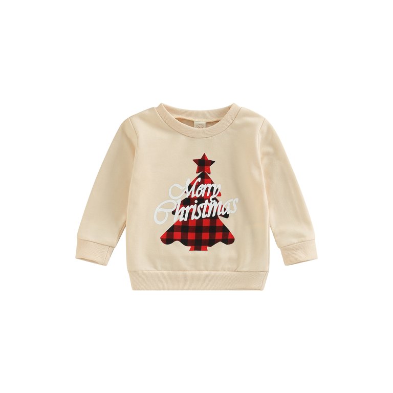 Printed Cotton Blend Round Neck Girls Sweatshirt