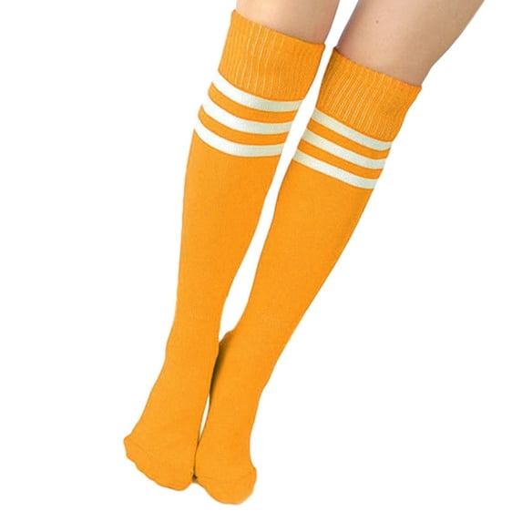 wsevypo Unisex Tube Socks Stripe, Knee High Football Soccer Volleyball Baseball Cheerleading Team Socks