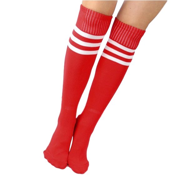 wsevypo Unisex Tube Socks Stripe, Knee High Football Soccer Volleyball Baseball Cheerleading Team Socks
