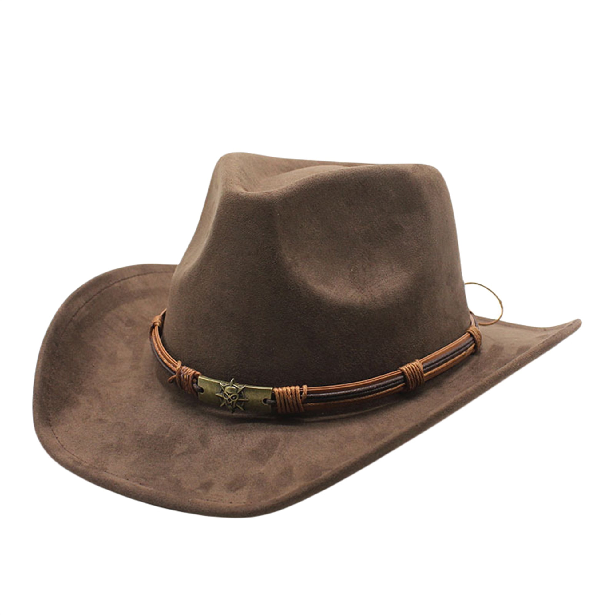 Broad brimmed cowboy hat sale