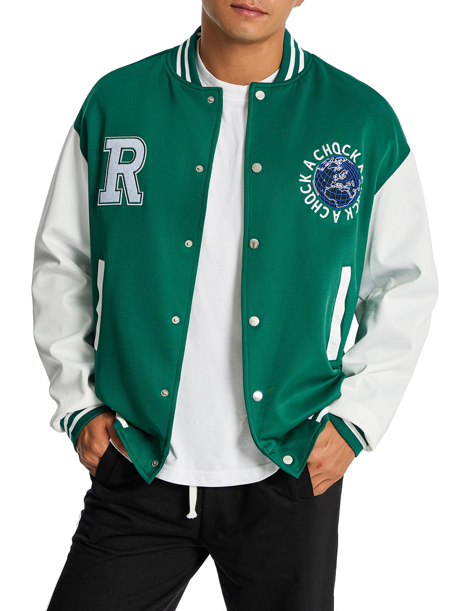 Men's Green Varsity Jackets