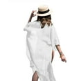 thumbnail image 1 of wsevypo Women's Chiffon Kimono Cardigan Cover Up with Half Sleeve Summer Sheer Beachwear Swimsuit for Bikini, 1 of 5