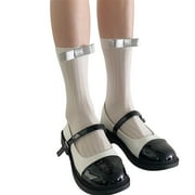 wsevypo Women's Knee High Socks: Cute Bow Design and Breathable