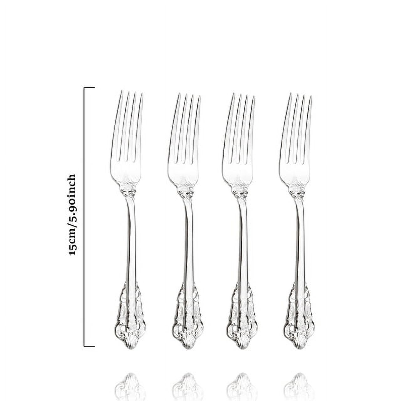 wsssiu 304 Golden Luxury Dinner Set Vintage Western Gold Plated Cutlery