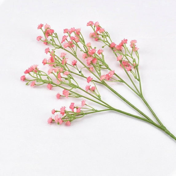 wtgtog 3Pcs/Bunch Artificial Baby's Breath Bouquet, Non-Fading Fake Flowers for Wedding Home, No Watering, Realistic Design, Suitable for Living Room Party