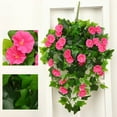 thumbnail image 1 of wtgtog Artificial Morning Glories, Multi-Bunch Simulation Flowers for Indoor Outdoor Hanging Flower Pot, UV-Resistant and Fade-Proof, Durable for Patio and Living Room, 1 of 9