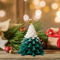 thumbnail image 1 of wtgtog Christmas Tree Aroma Candle, Scented Gift Set, Paraffin Wax Material Unique Shape, Long-Lasting Burning Festive Aroma, Birthday Holiday Decoration, 1 of 6