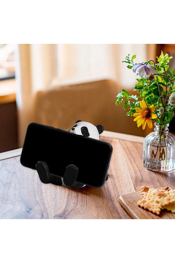 Desktop Cartoon Cell Phone Holder, Cute Office Ornament, Plastic Material Exquisite Workmanship Multi Functional, Holds Phone Decorates Space, For Home Office Novelty Gift