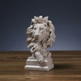 thumbnail image 1 of wtgtog Resin Lion Ornament, Resin Material Exquisite Craftsmanship, Unique Design Decorative, For Living Room Study & Bookcase, Animal Figurine, 1 of 6